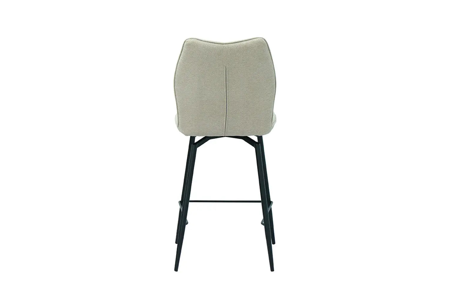 Lot de Chaises de Bar LYARA en Tissu Écru - 48 x 56 cm ROUSSEAU