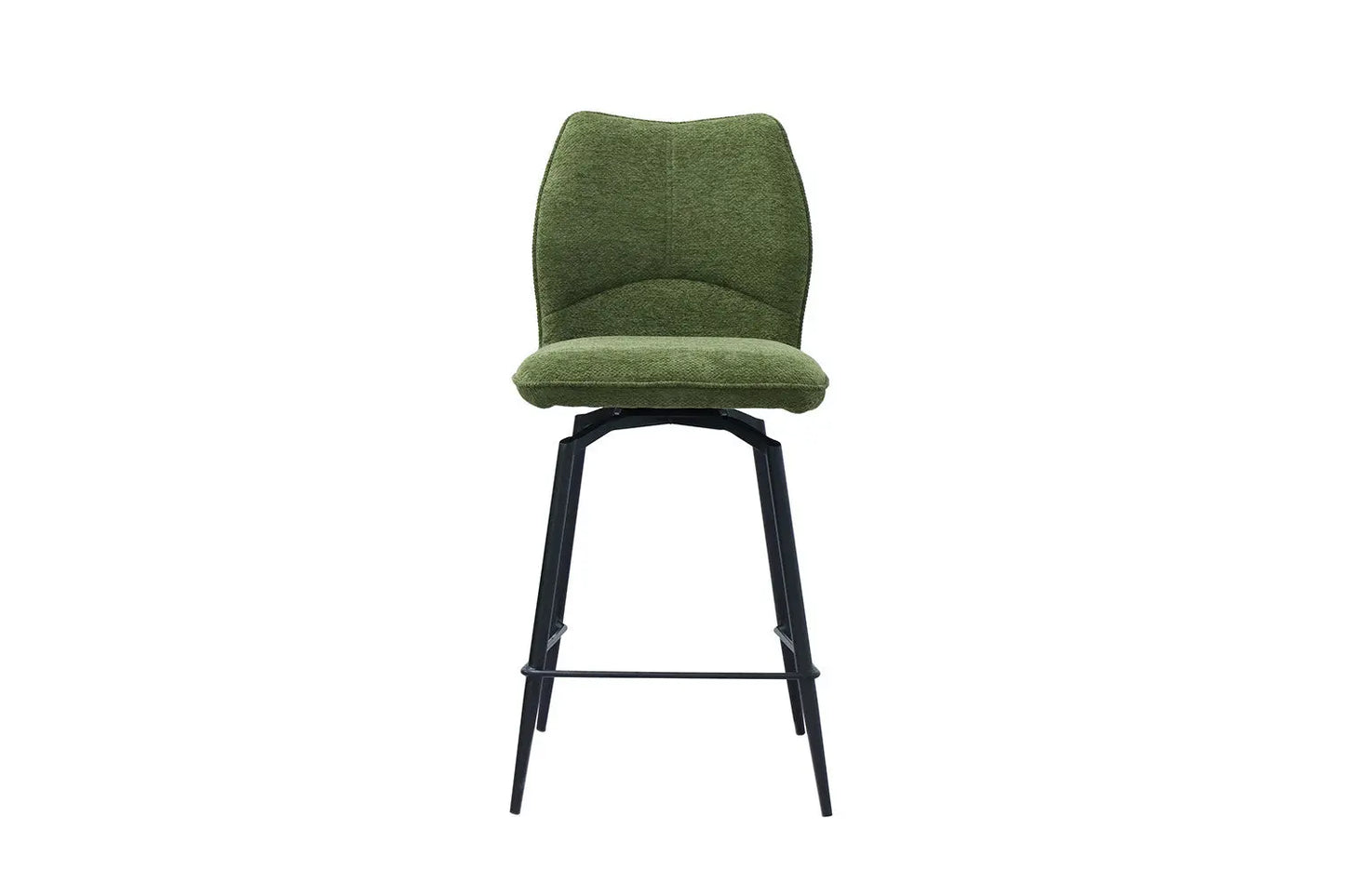 Lot de Chaises de Bar LYARA en Tissu Vert - 48 x 56 cm ROUSSEAU
