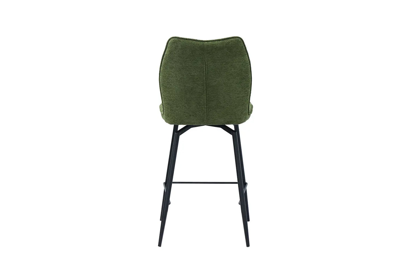Lot de Chaises de Bar LYARA en Tissu Vert - 48 x 56 cm ROUSSEAU