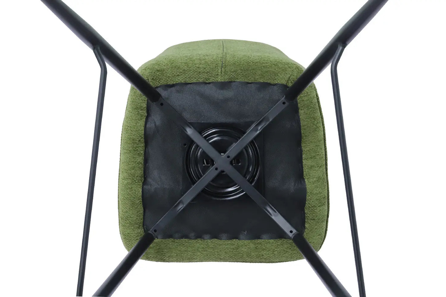 Lot de Chaises de Bar LYARA en Tissu Vert - 48 x 56 cm ROUSSEAU