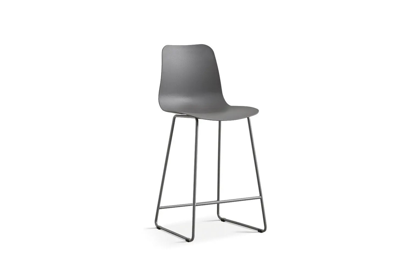 Lot de Chaises de Bar MARYA en PP Gris - 51 x 44 cm ROUSSEAU