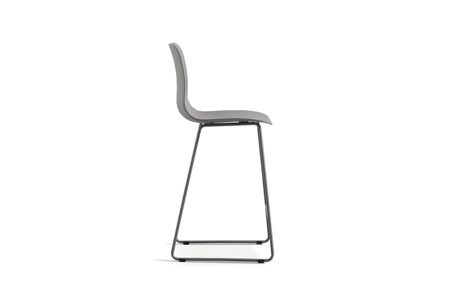 Lot de Chaises de Bar MARYA en PP Gris - 51 x 44 cm ROUSSEAU