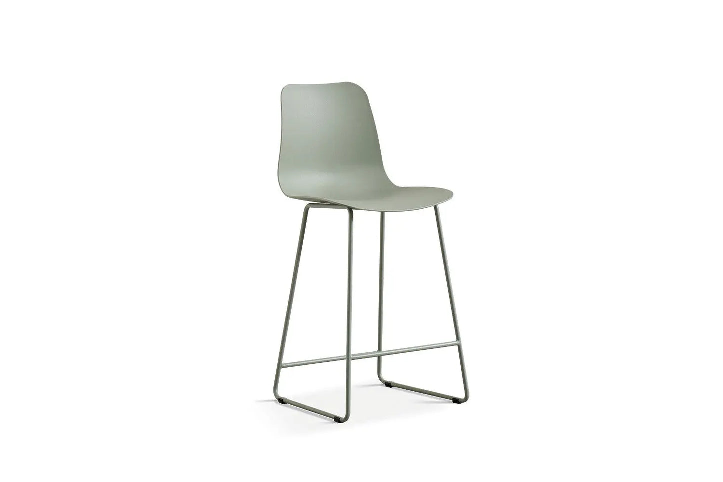Lot de Chaises de Bar MARYA en PP Gris Vert - 51 x 44 cm ROUSSEAU