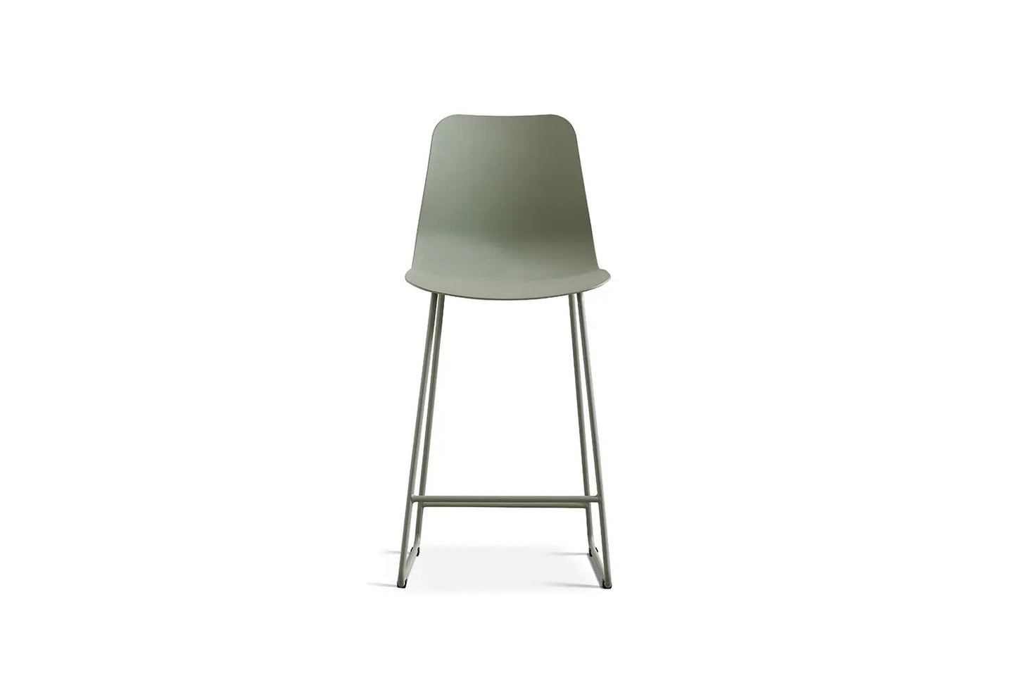Lot de Chaises de Bar MARYA en PP Gris Vert - 51 x 44 cm ROUSSEAU