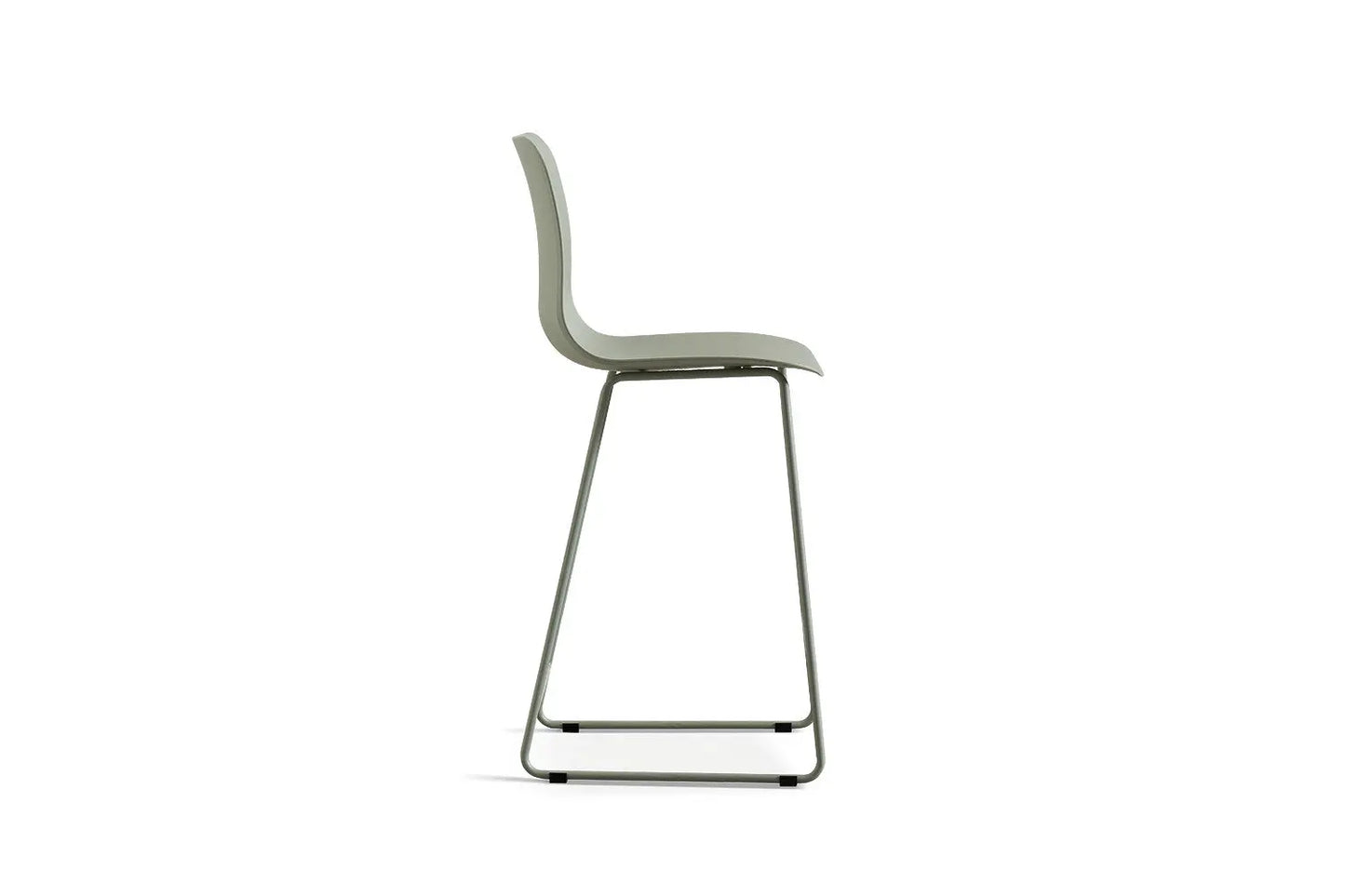 Lot de Chaises de Bar MARYA en PP Gris Vert - 51 x 44 cm ROUSSEAU