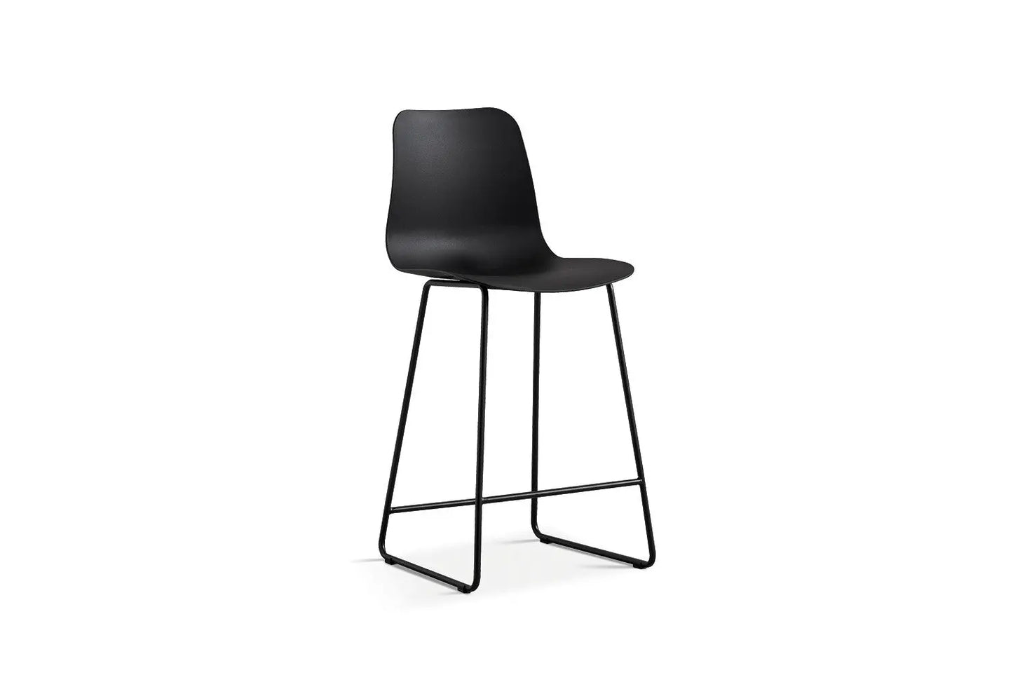 Lot de Chaises de Bar MARYA en PP Noir - 51 x 44 cm ROUSSEAU