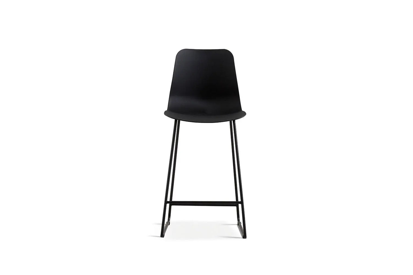 Lot de Chaises de Bar MARYA en PP Noir - 51 x 44 cm ROUSSEAU