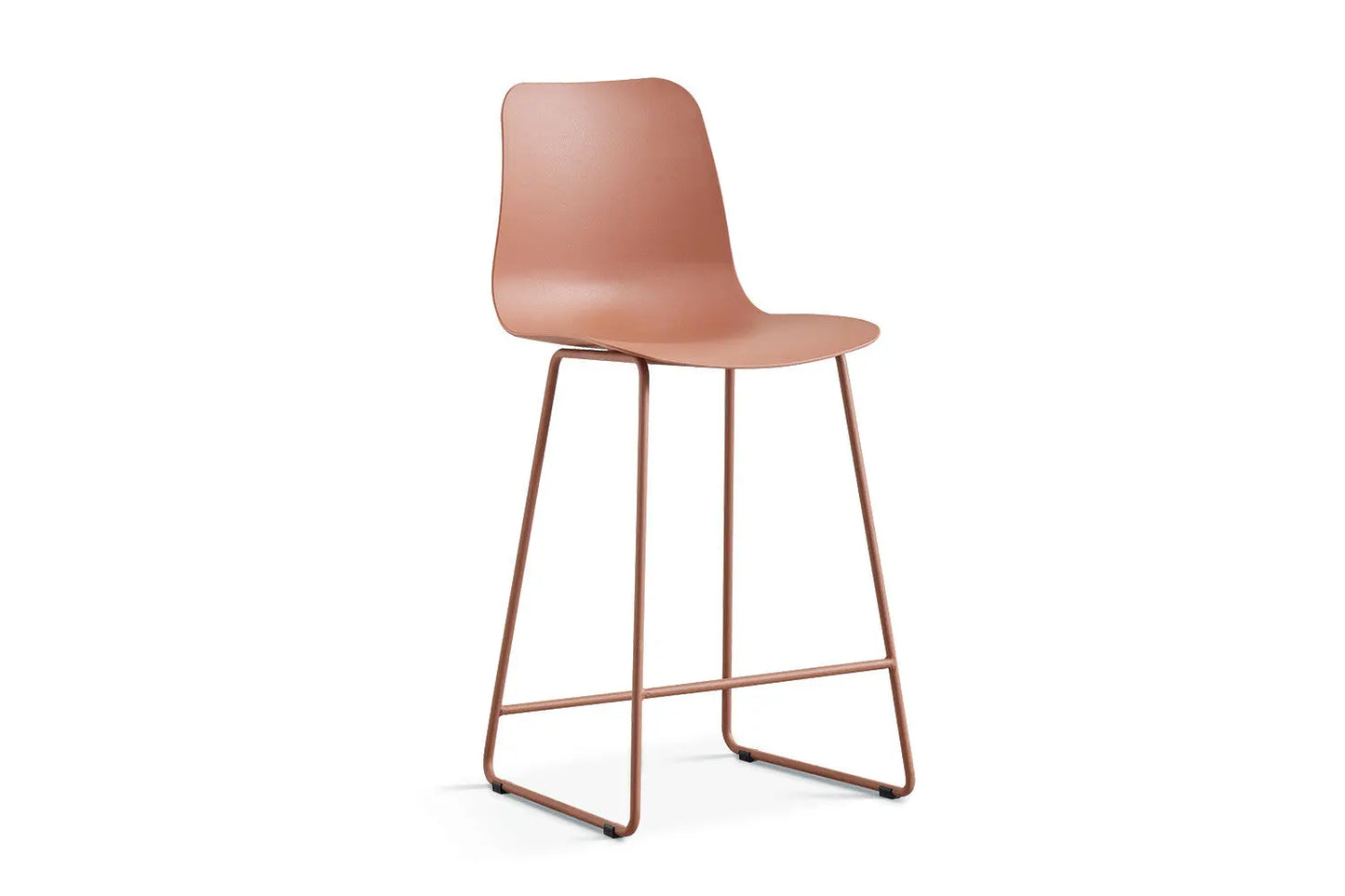 Lot de Chaises de Bar MARYA en PP Terracotta - 51 x 44 cm ROUSSEAU