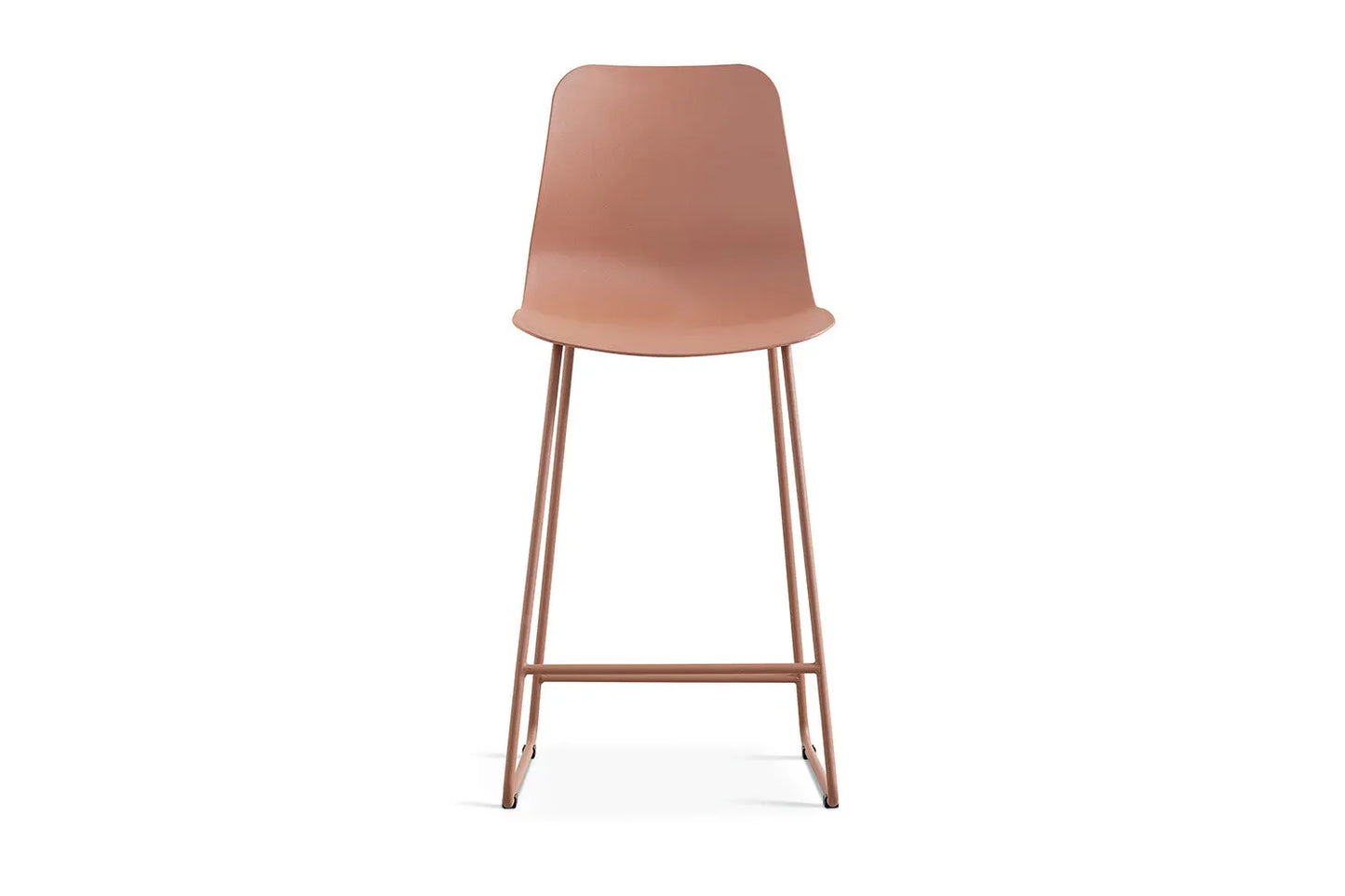 Lot de Chaises de Bar MARYA en PP Terracotta - 51 x 44 cm ROUSSEAU