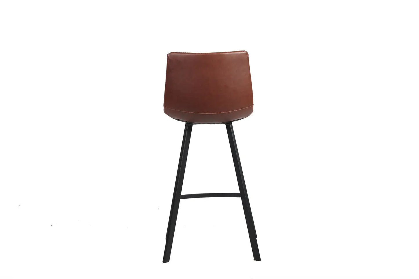 Lot de Chaises de Bar OZAYA en PU Brun - 45 x 49 cm ROUSSEAU