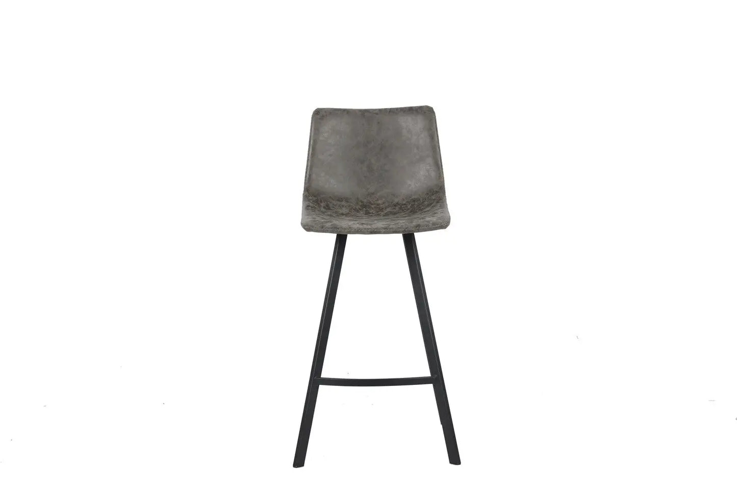 Lot de Chaises de Bar OZAYA en PU Gris - 45 x 49 cm ROUSSEAU