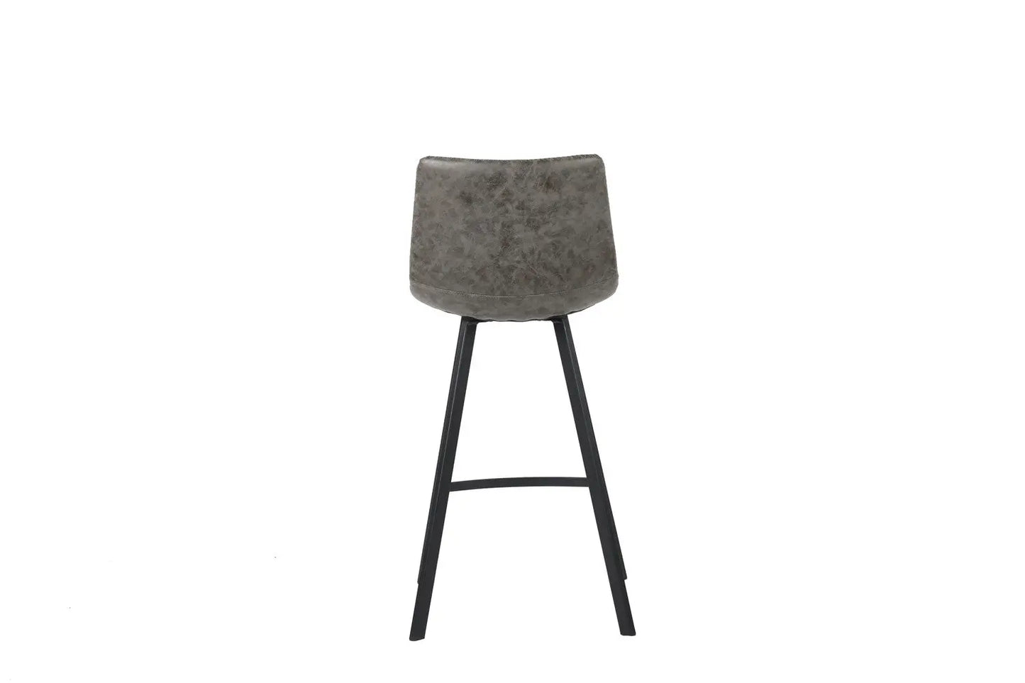 Lot de Chaises de Bar OZAYA en PU Gris - 45 x 49 cm ROUSSEAU
