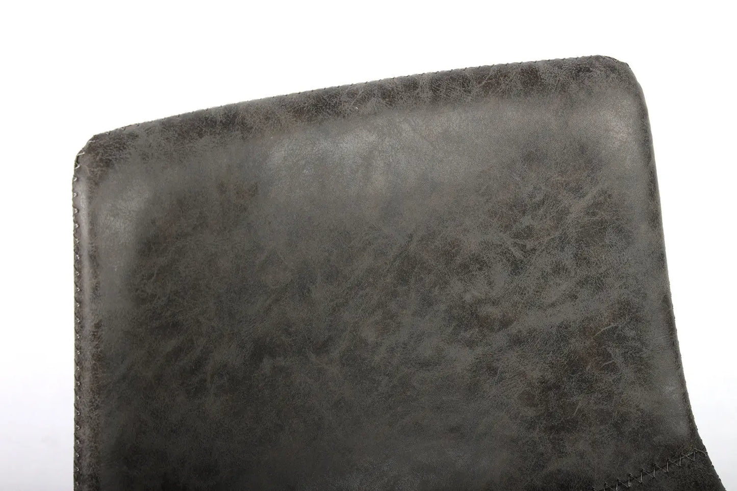 Lot de Chaises de Bar OZAYA en PU Gris - 45 x 49 cm ROUSSEAU