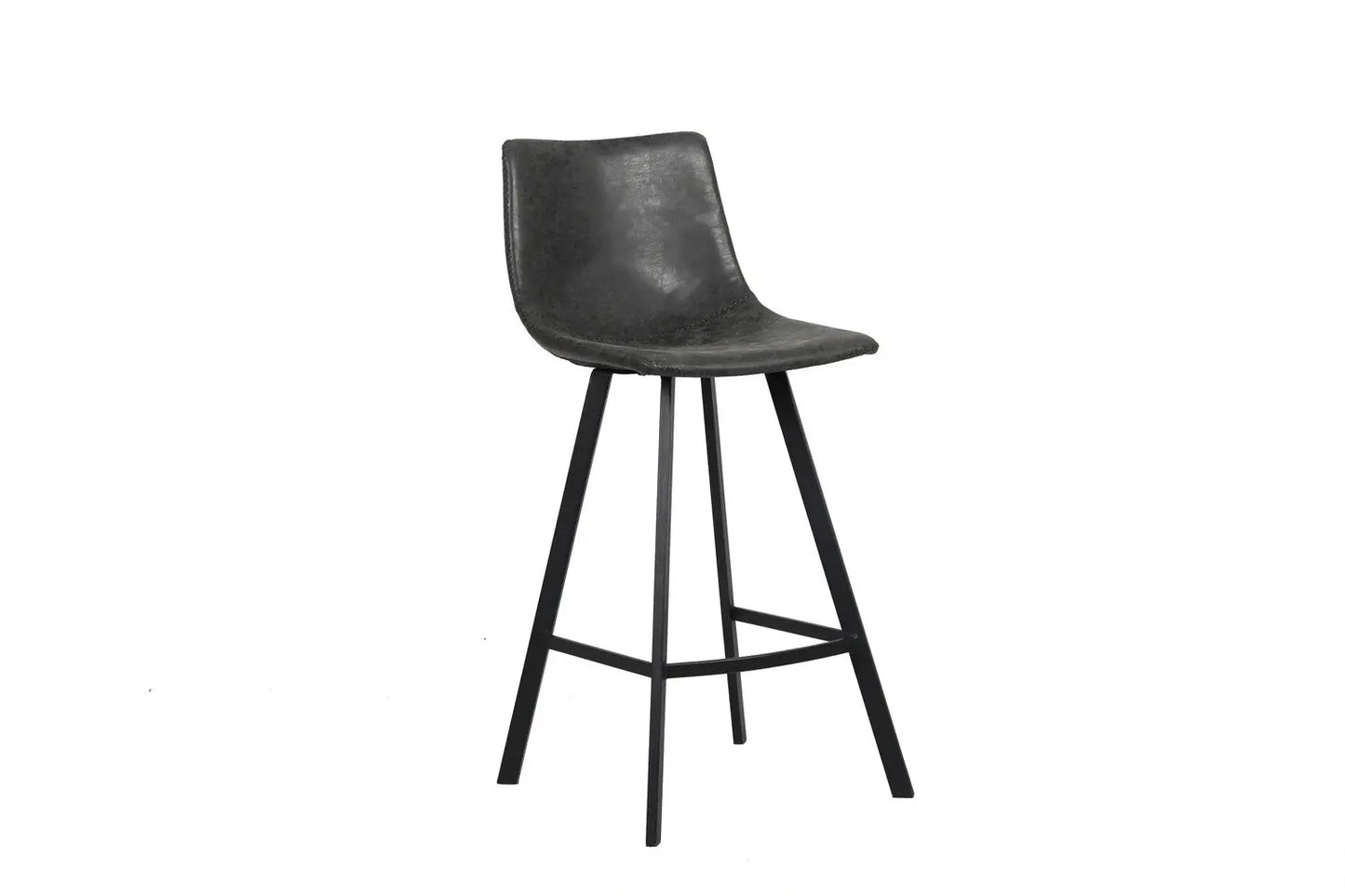 Lot de Chaises de Bar OZAYA en PU Noir - 45 x 49 cm ROUSSEAU