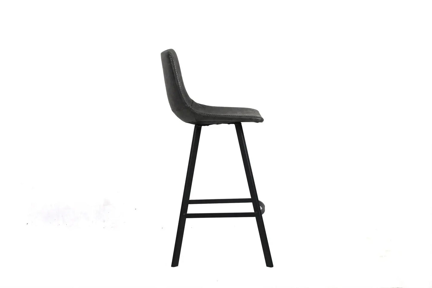 Lot de Chaises de Bar OZAYA en PU Noir - 45 x 49 cm ROUSSEAU