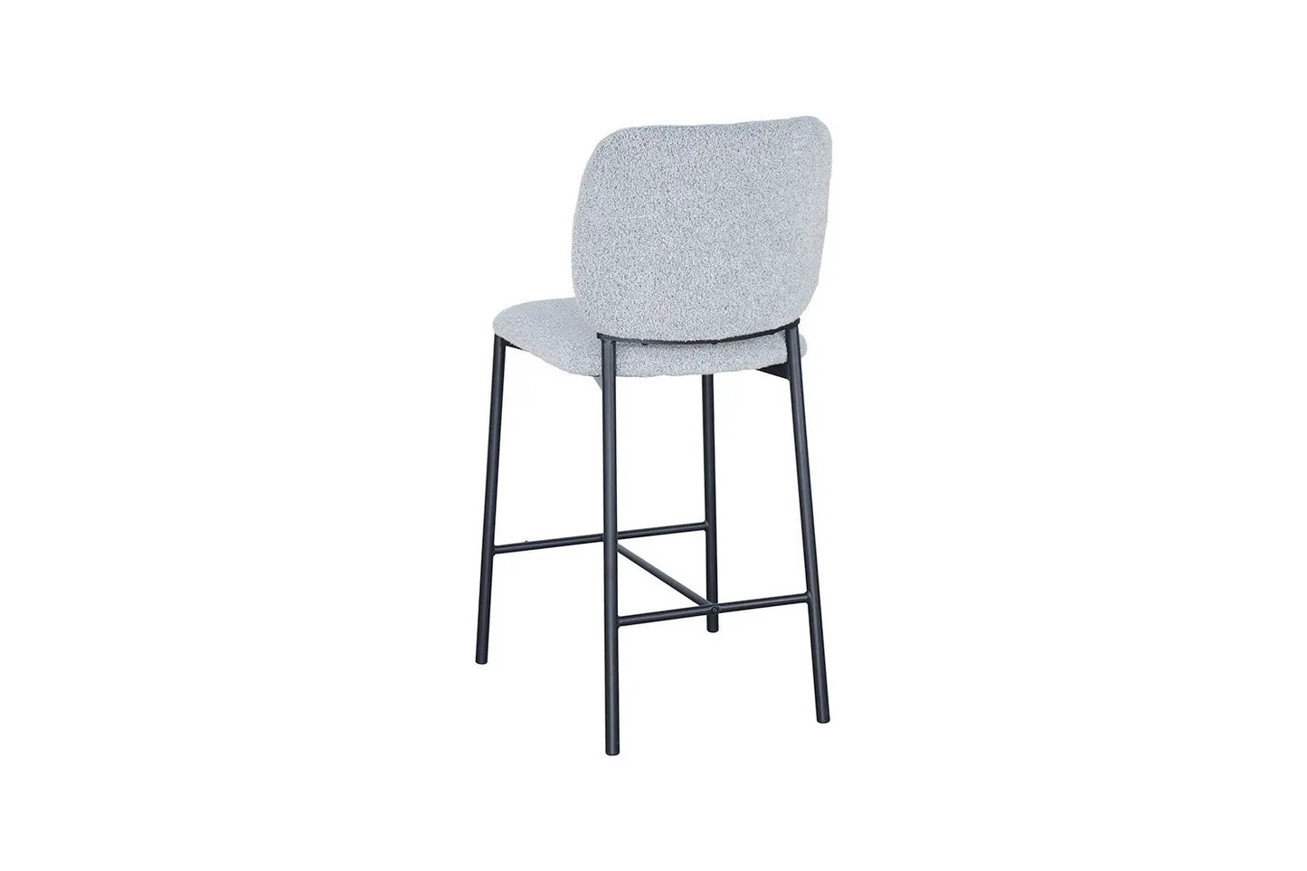 Lot de Chaises de Bar SOPHYA en Tissu Gris Clair - 47 x 56 cm ROUSSEAU