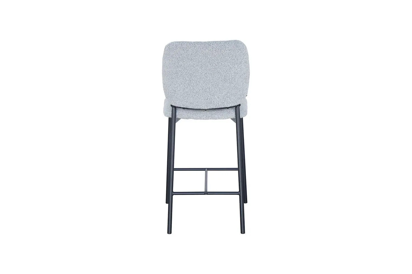 Lot de Chaises de Bar SOPHYA en Tissu Gris Clair - 47 x 56 cm ROUSSEAU
