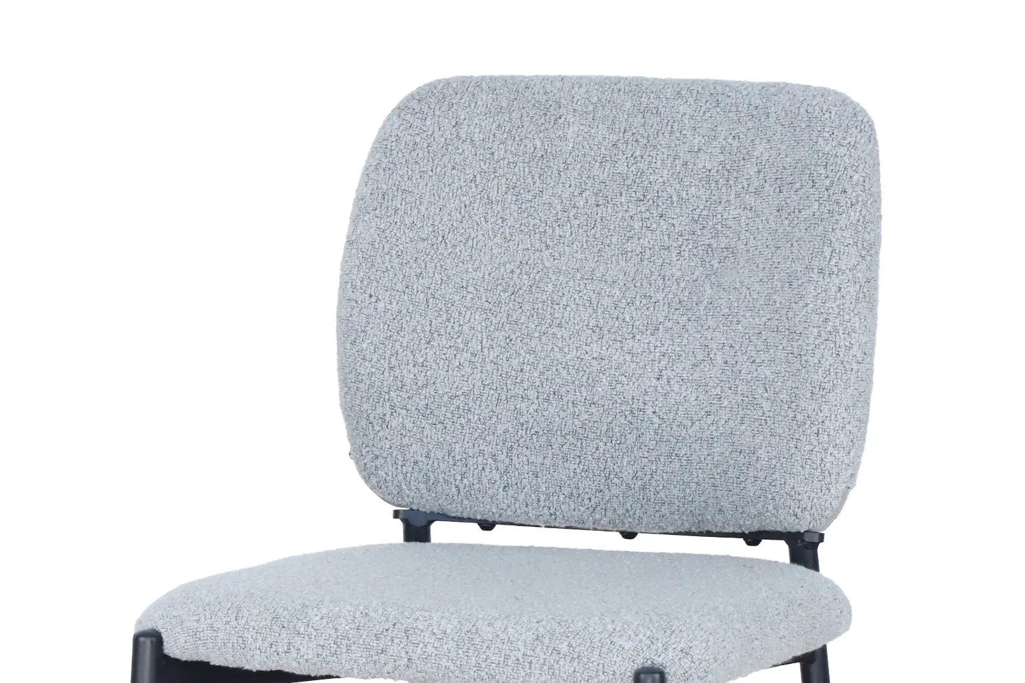 Lot de Chaises de Bar SOPHYA en Tissu Gris Clair - 47 x 56 cm ROUSSEAU
