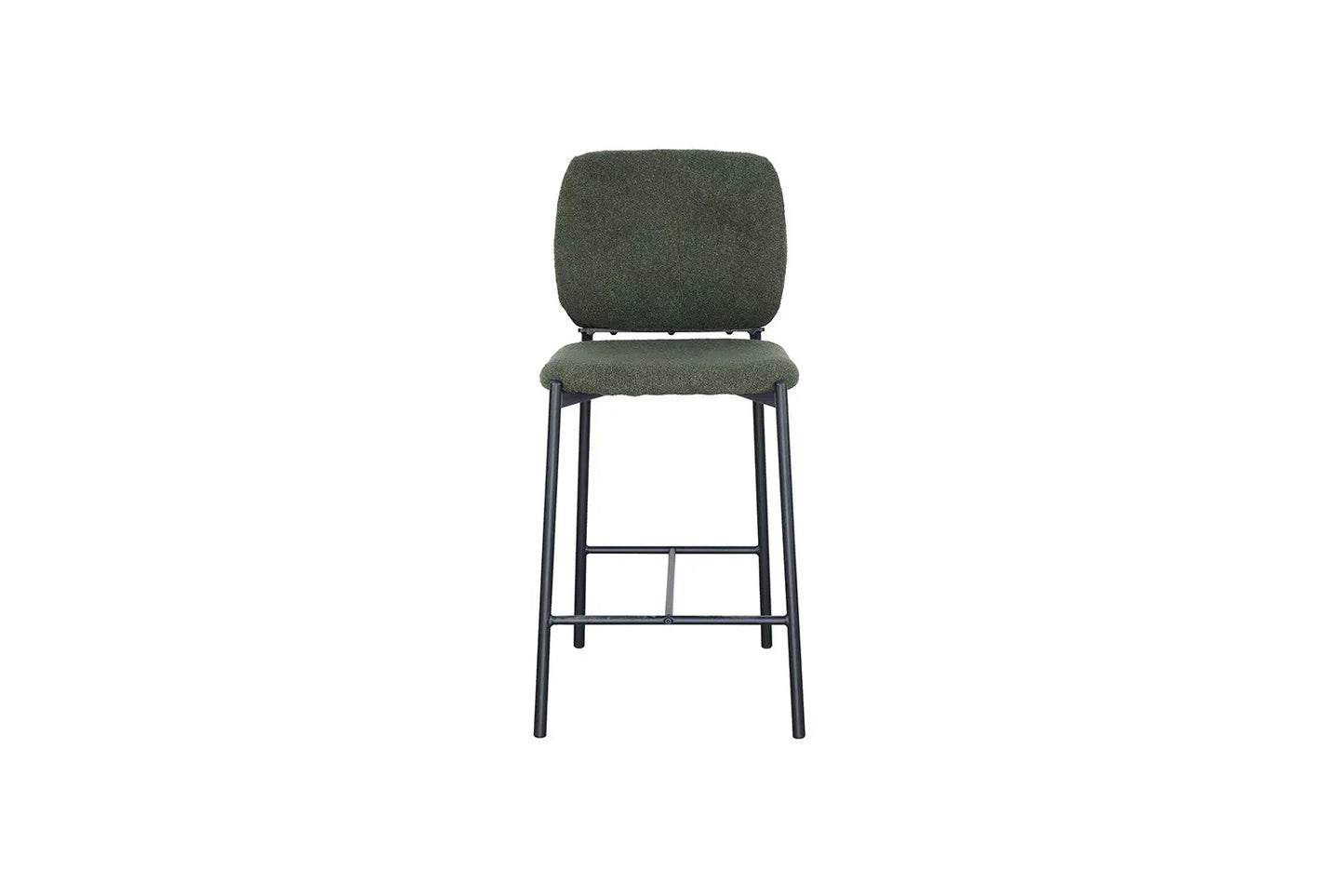 Lot de Chaises de Bar SOPHYA en Tissu Vert - 45 x 55.5 cm ROUSSEAU