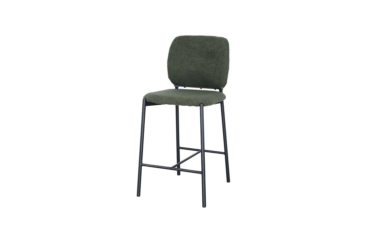 Lot de Chaises de Bar SOPHYA en Tissu Vert - 47 x 56 cm ROUSSEAU
