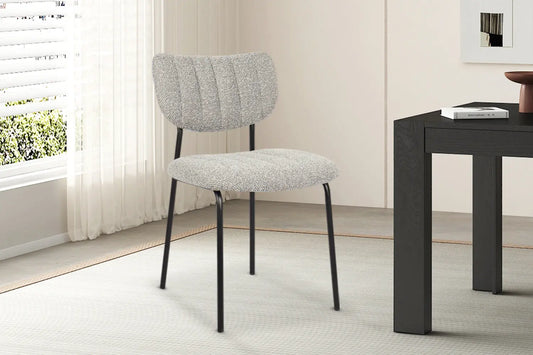 Lot de Chaises de Salle à Manger ANITA Gris Claire - 72 x 53 cm ROUSSEAU