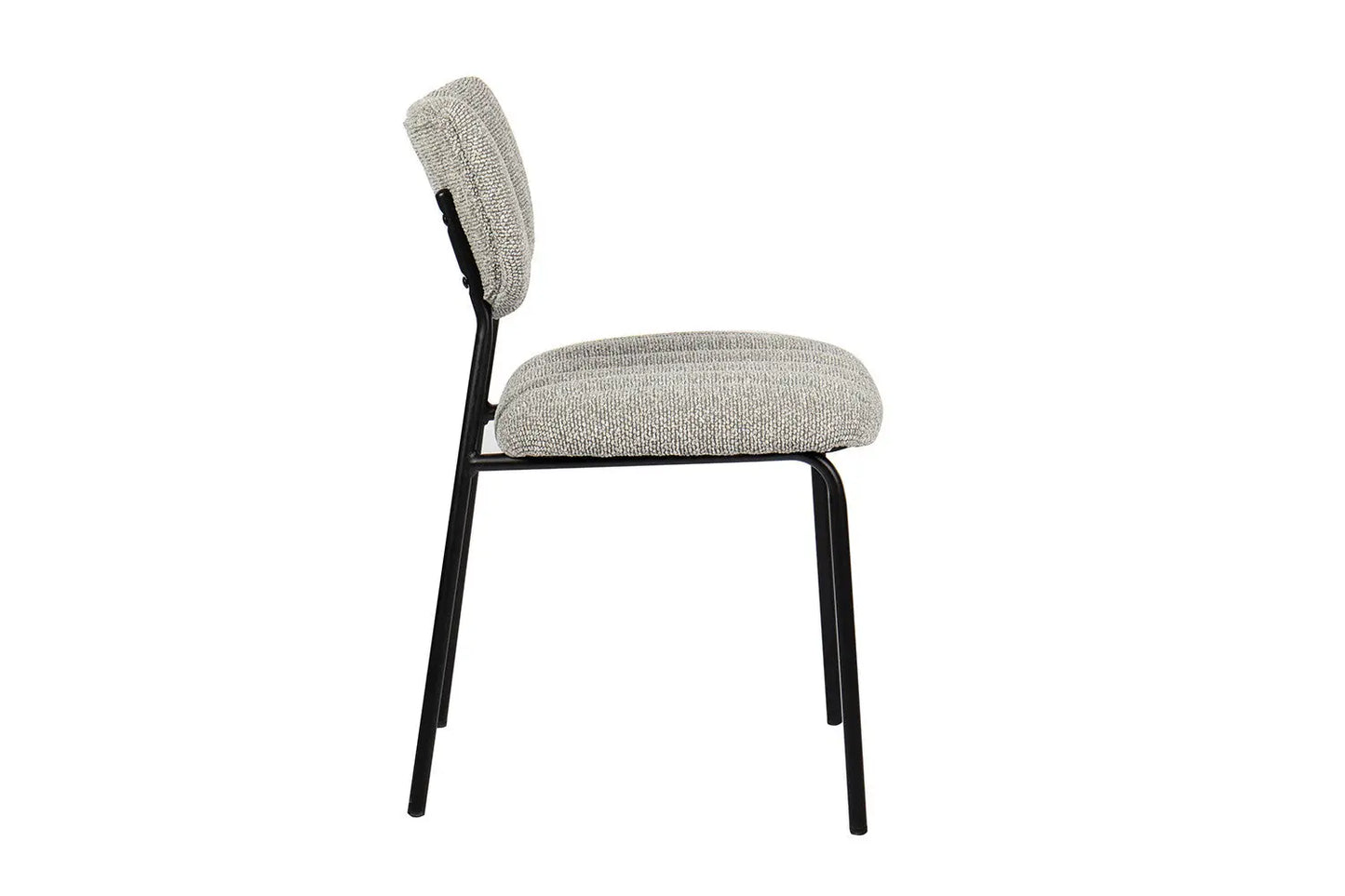 Lot de Chaises de Salle à Manger ANITA Gris Claire - 72 x 53 cm ROUSSEAU