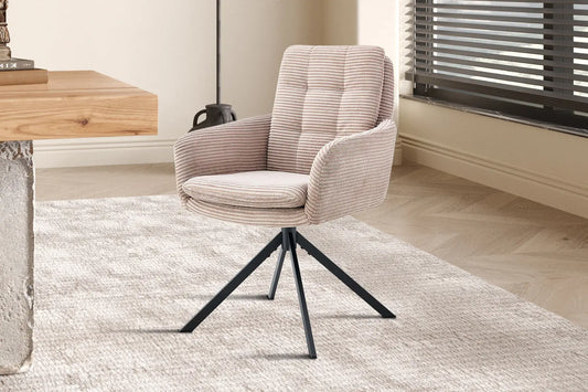 Lot de Chaises de Salle à Manger LINA Sable - 92 x 60 cm ROUSSEAU