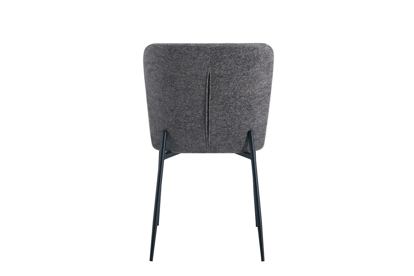 Lot de Chaises de Salle à Manger LISE Gris foncé - 58 x 52 cm ROUSSEAU