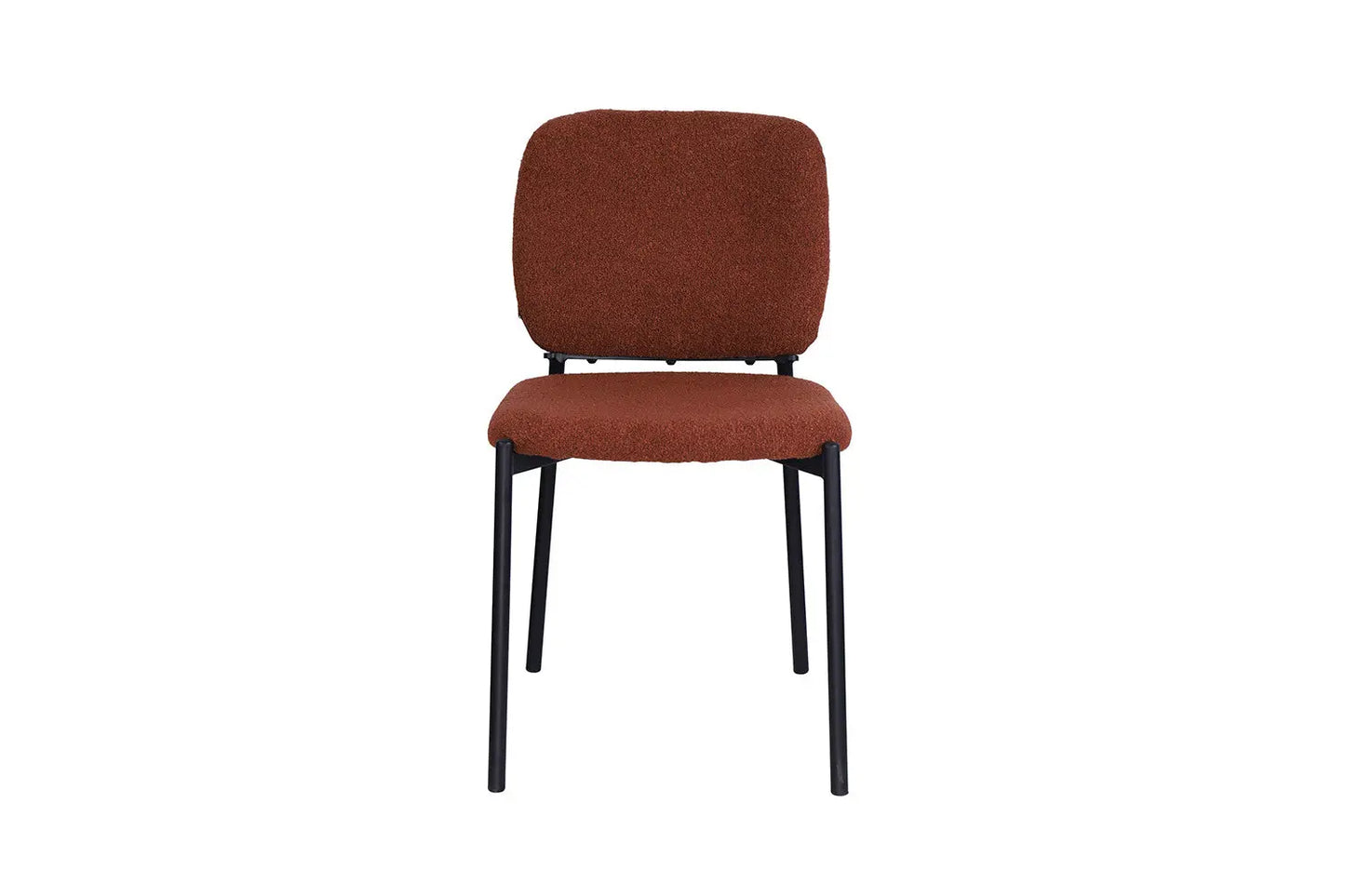 Lot de Chaises de Salle à Manger SOPHIE en Tissu Rouille - 43 x 50 cm ROUSSEAU