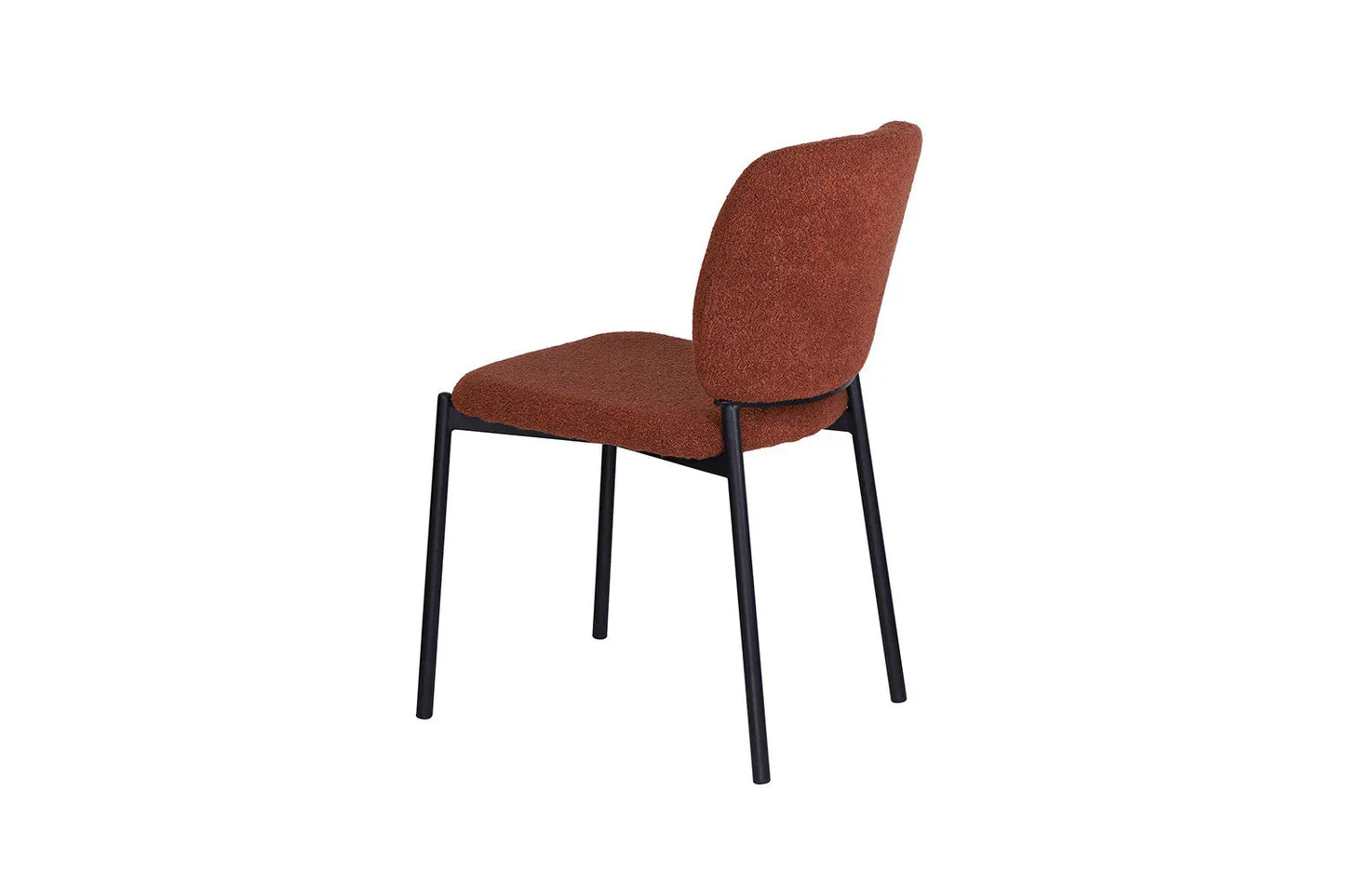 Lot de Chaises de Salle à Manger SOPHIE en Tissu Rouille - 43 x 50 cm ROUSSEAU