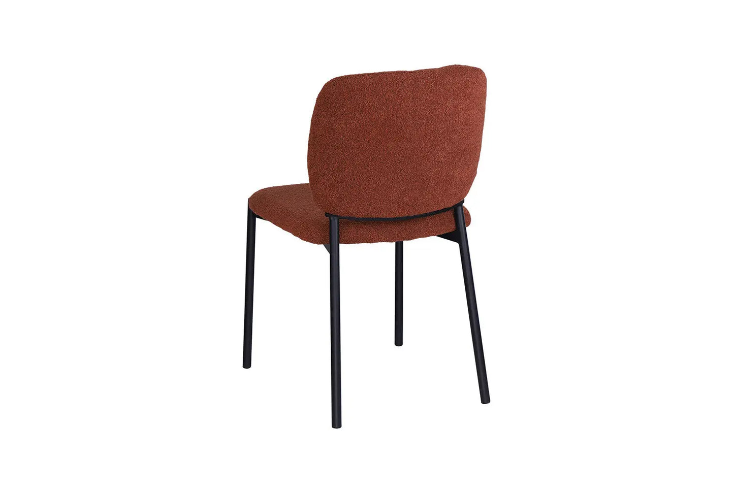 Lot de Chaises de Salle à Manger SOPHIE en Tissu Rouille - 43 x 50 cm ROUSSEAU
