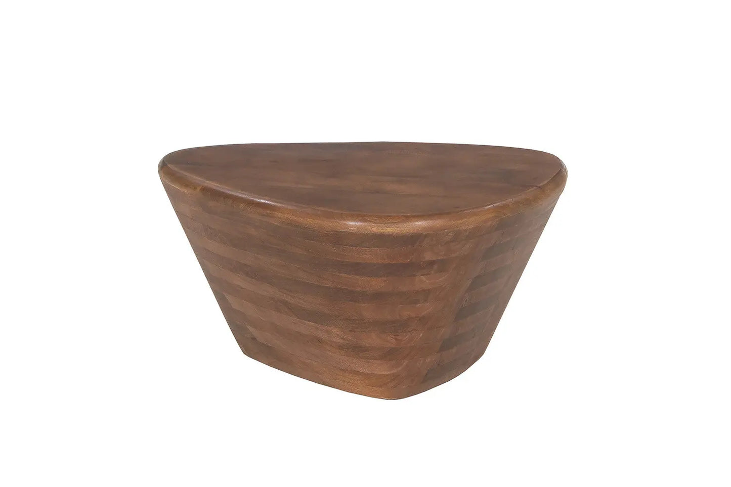 MAËLO - Table basse Bois de Manguier Brun Clair - 35 x 70 cm ROUSSEAU