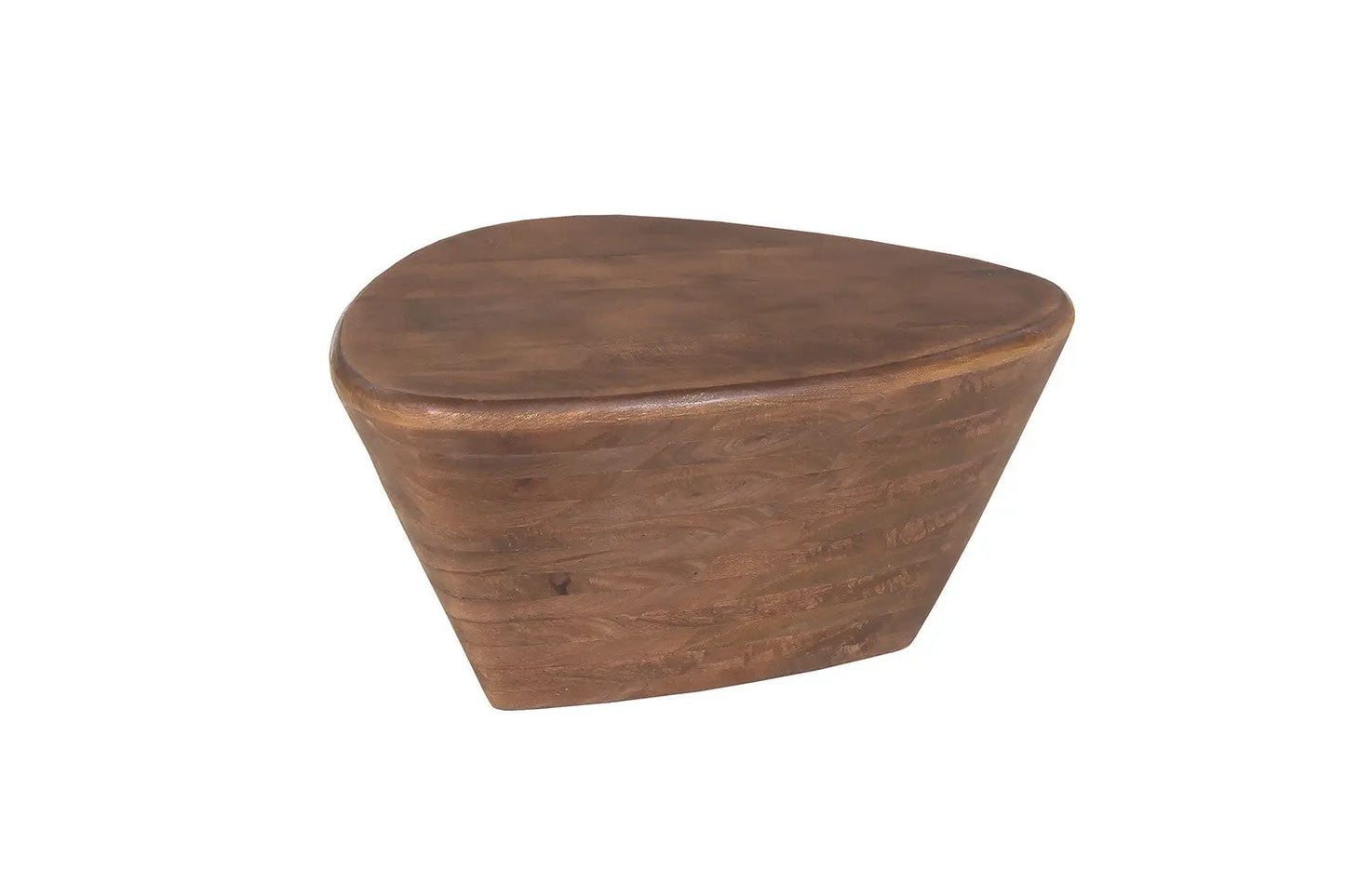 MAËLO - Table basse Bois de Manguier Brun Clair - 35 x 70 cm ROUSSEAU