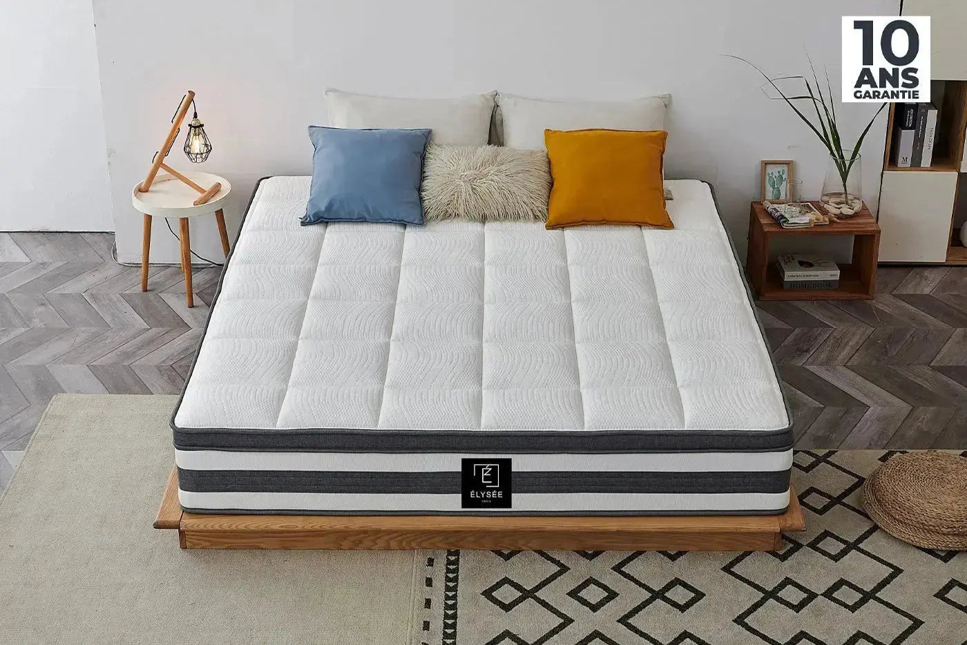 Matelas à ressorts ensachés MONTMARTRE - 90x190x30cm MAISON DES MEUBLES