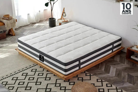Matelas à ressorts ensachés MONTMARTRE - 90x190x30cm MAISON DES MEUBLES