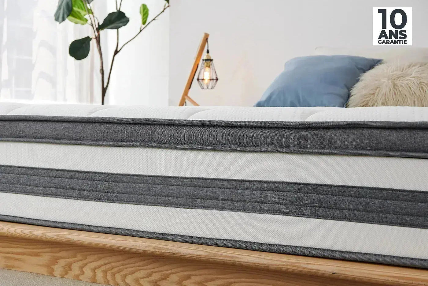 Matelas à ressorts ensachés MONTMARTRE - 90x190x30cm MAISON DES MEUBLES