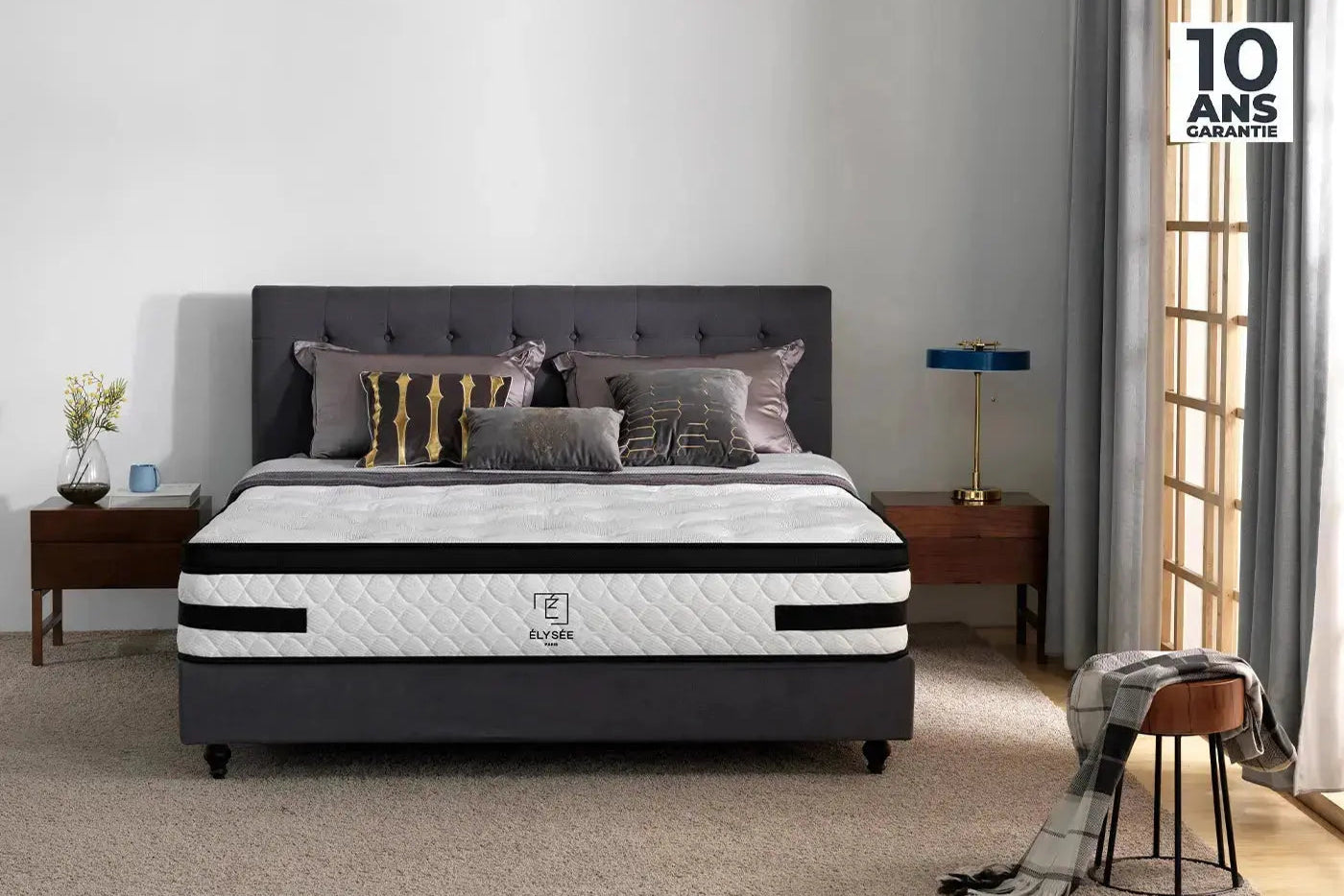 Matelas à ressorts ensachés TRIOMPHE - 140x190x24cm MAISON DES MEUBLES