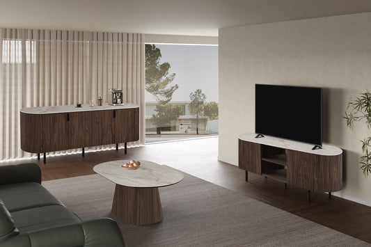 Meuble TV VEKO 160 cm - vue de face