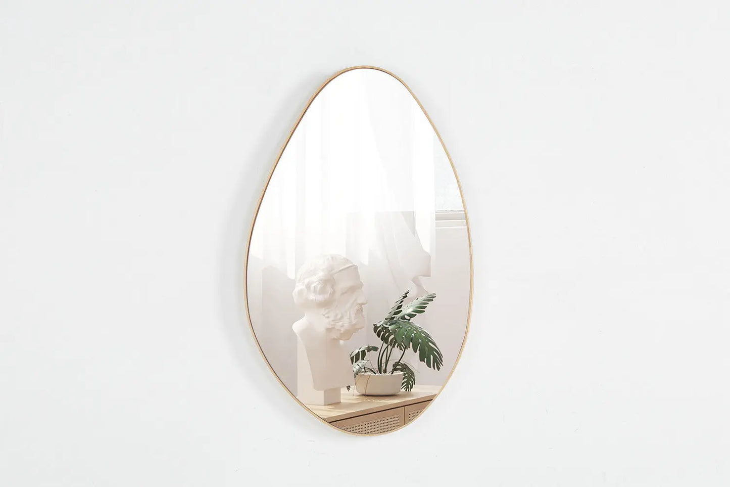 Miroir RANYA en Chêne vieilli - 80x50 cm ROUSSEAU