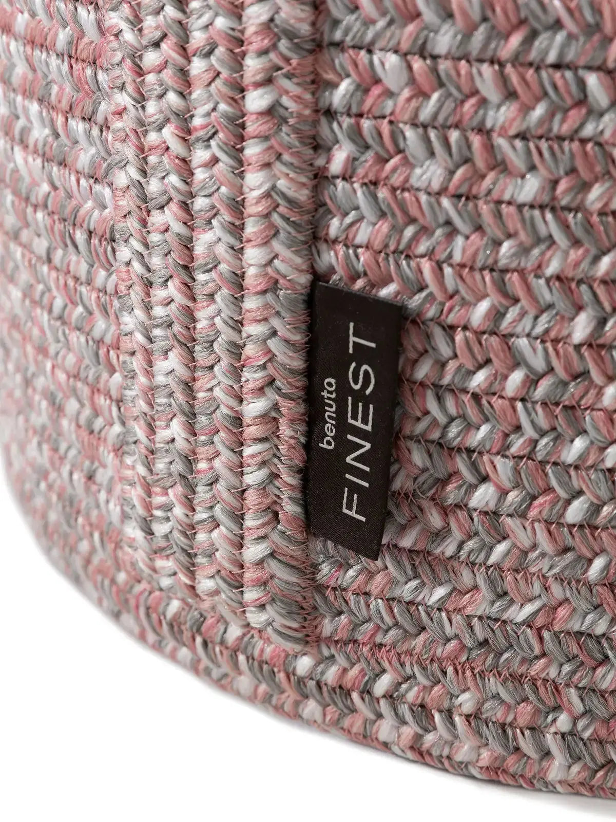 Pouf fait main d'intérieur et d'extérieur NOE Rose BENUTA