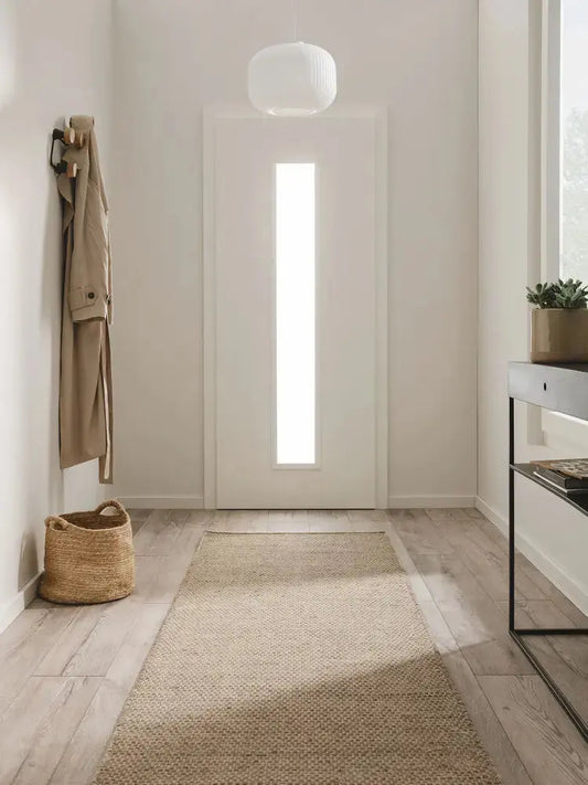 ROCCA - Tapis de Couloir en laine - Taupe BENUTA