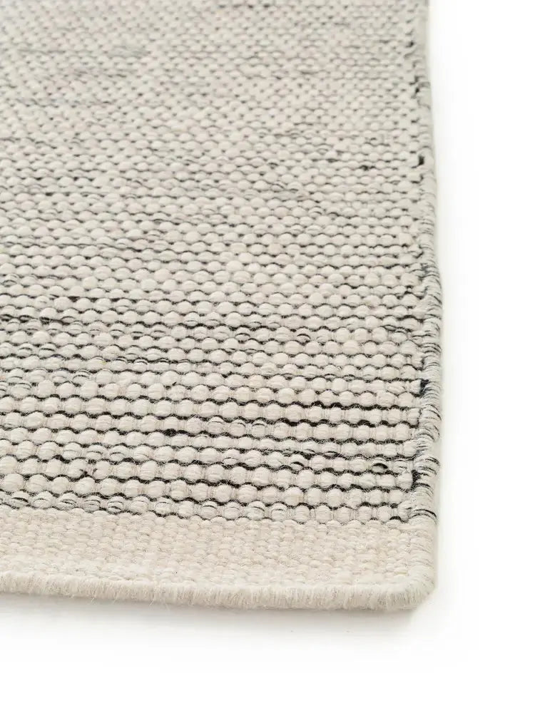 ROCCO - Tapis de laine - Beige et Noir BENUTA