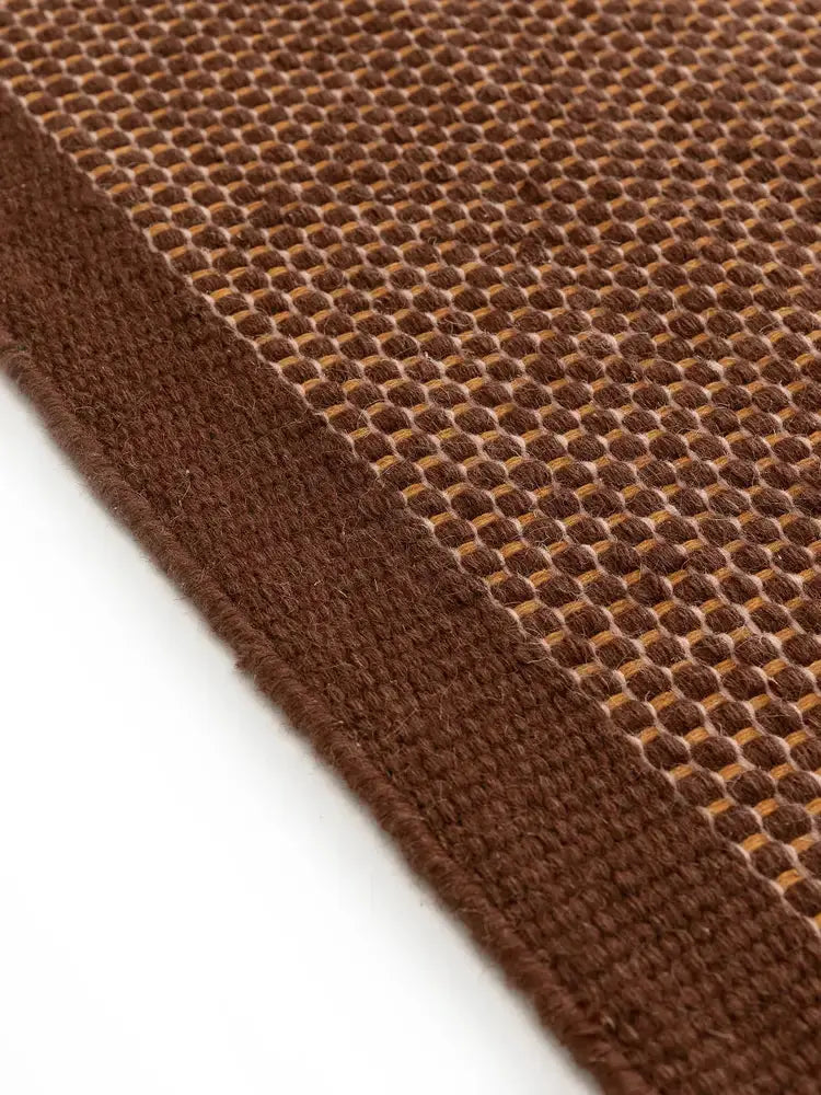 ROCCO - Tapis de laine - Marron BENUTA