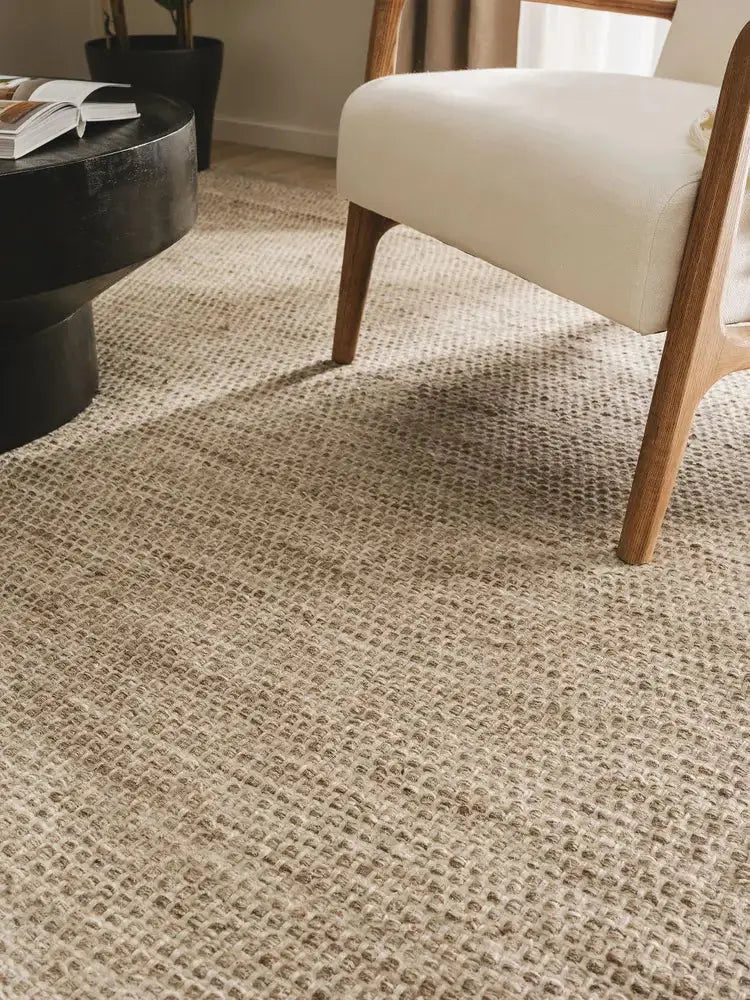 ROCCO - Tapis de laine - Taupe BENUTA