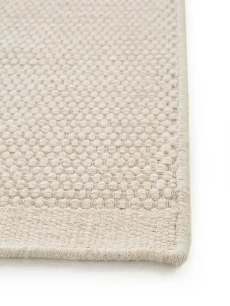Rocky - Tapis de laine - Blanc BENUTA