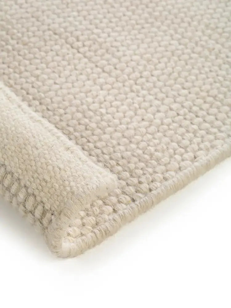 Rocky - Tapis de laine - Blanc BENUTA