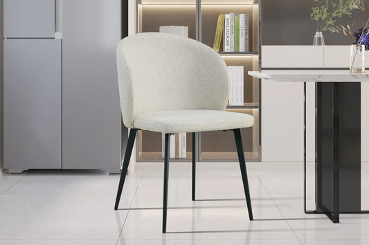 TINA - Chaise de Salle à Manger - 51 x 55 cm - Beige ROUSSEAU