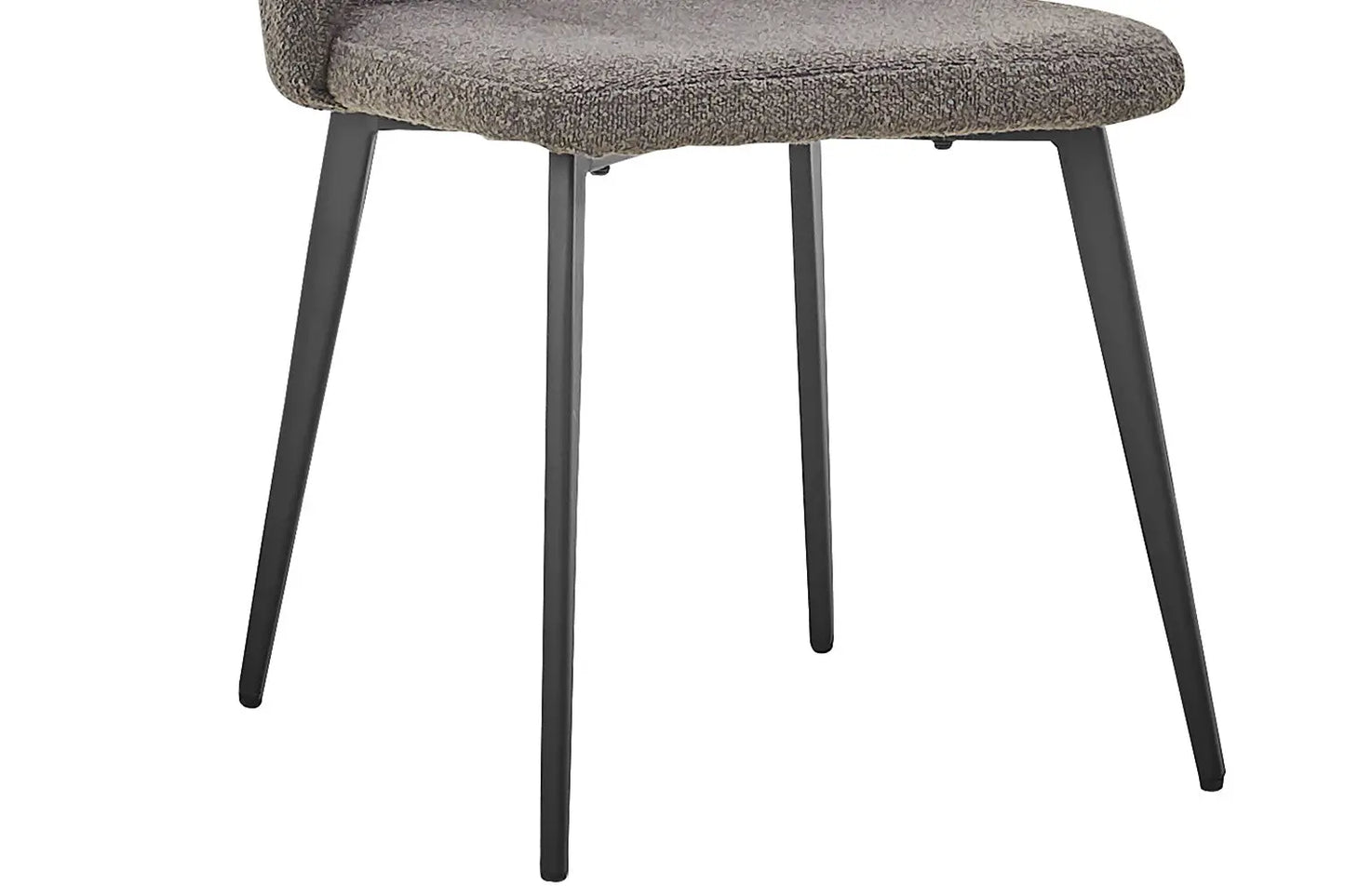 TINA - Chaise de Salle à Manger - 51 x 55 cm - Bouclé Gris ROUSSEAU
