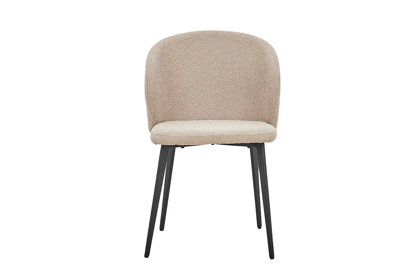 TINA - Chaise de Salle à Manger - 51 x 55 cm - Bouclé Sable ROUSSEAU