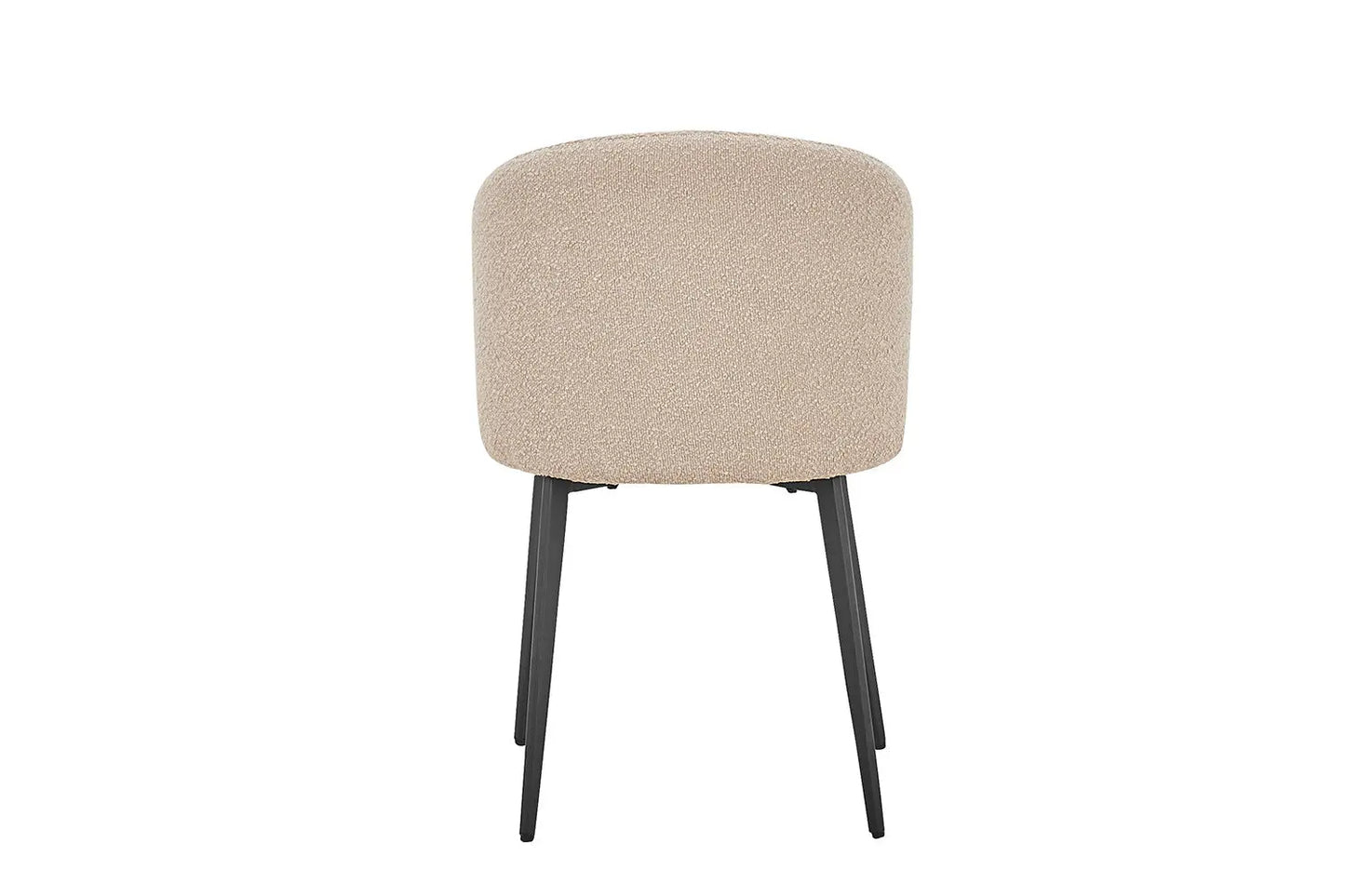 TINA - Chaise de Salle à Manger - 51 x 55 cm - Bouclé Sable ROUSSEAU